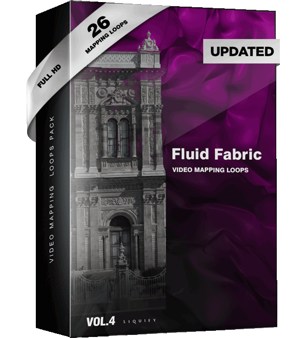 Fluid Fabrics Video Mapping Loops pack