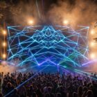 vjing in forest festival