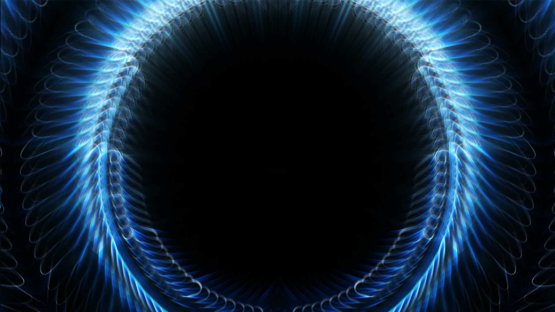 Blue lines Vj loop video wallpaper