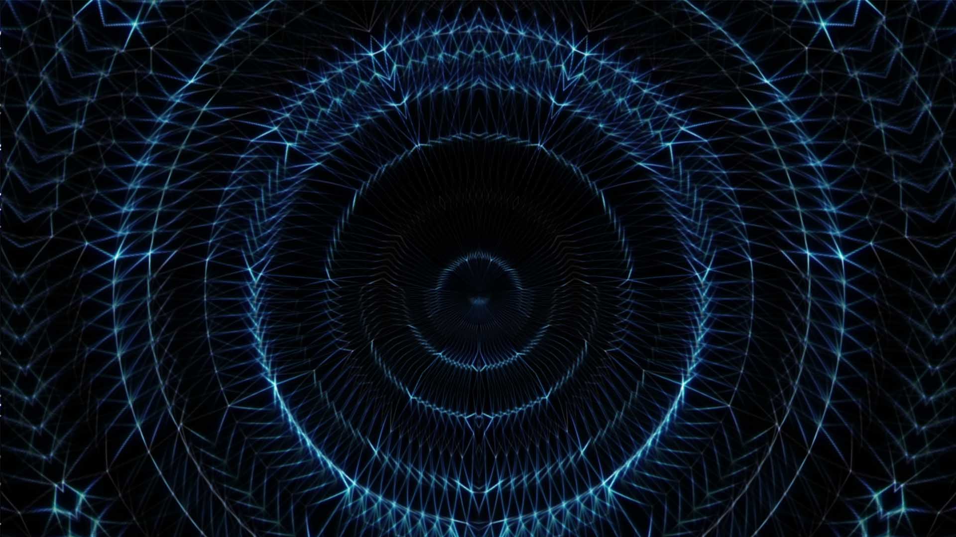 Blue lines Vj loop video wallpaper polygonal background