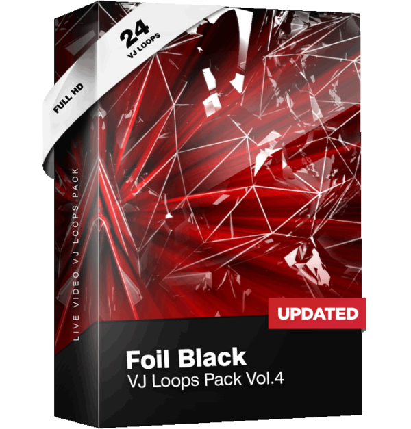 Foil-Black-VJ-Loop-Pack Red