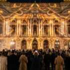 Black Rays VJ loop with dark light beams for stage