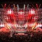 Dark metallic foil visuals Foil Black for stage visuals