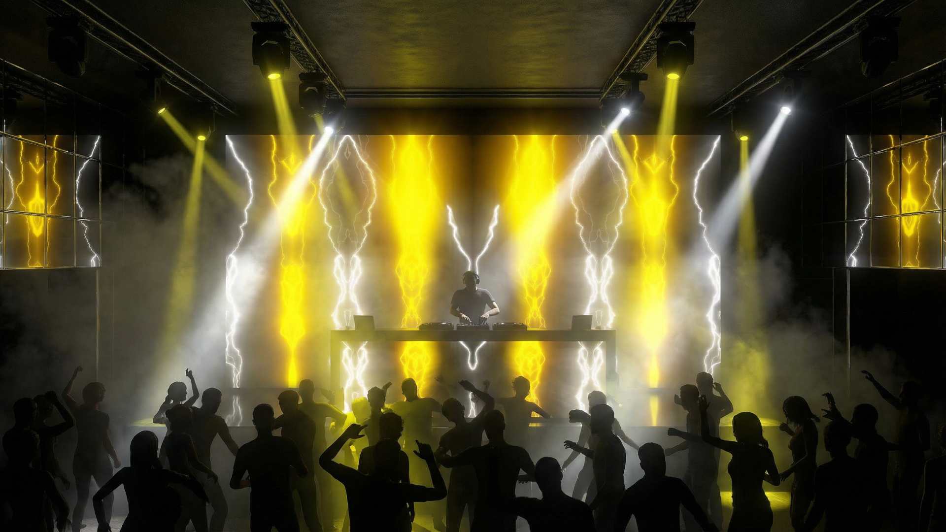 Lightning visuals Gnosis Lightning for concerts and stage