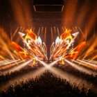 Futuristic wing shapes Polystructure Wings for stage design