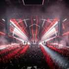 Red LED visuals for concerts, clubs and stage screens