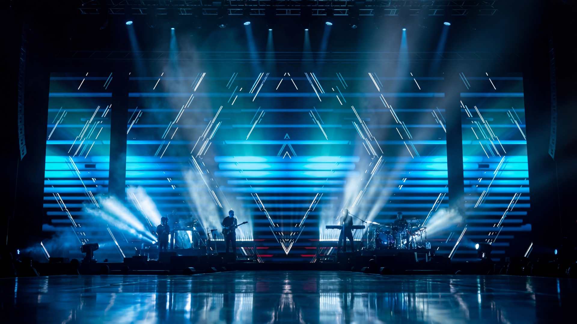 strobing-wireframe-limeartgroup-vj-loop-usecase-10 Wireframe strobe visuals for EDM stage and LED screens