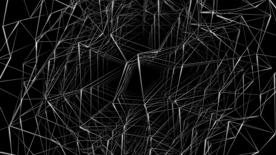 wireframe video texture