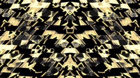 golden pattern motion background