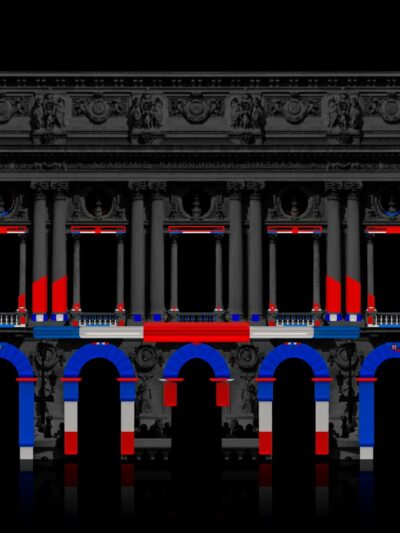 france tricolor texture video mapping toolkit