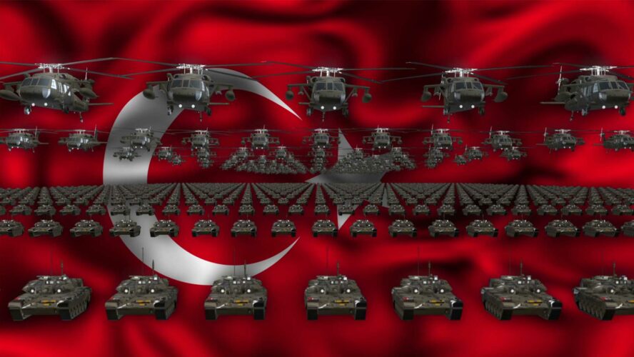 Turkey Army video background vj loop