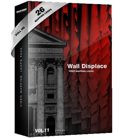 Wall-Displace-vj-loops Video Mapping