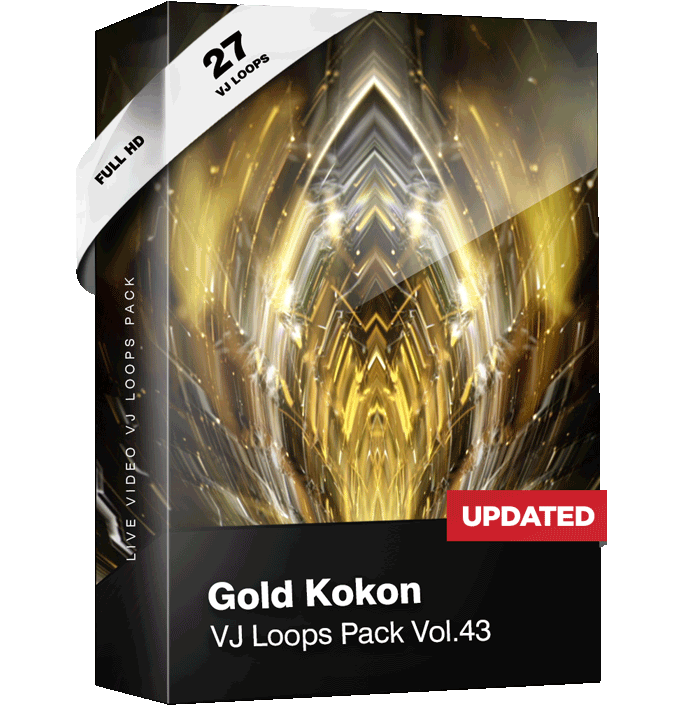 Download Vj Loops Pack Vol 43 Gold Kokon Lime Art Group