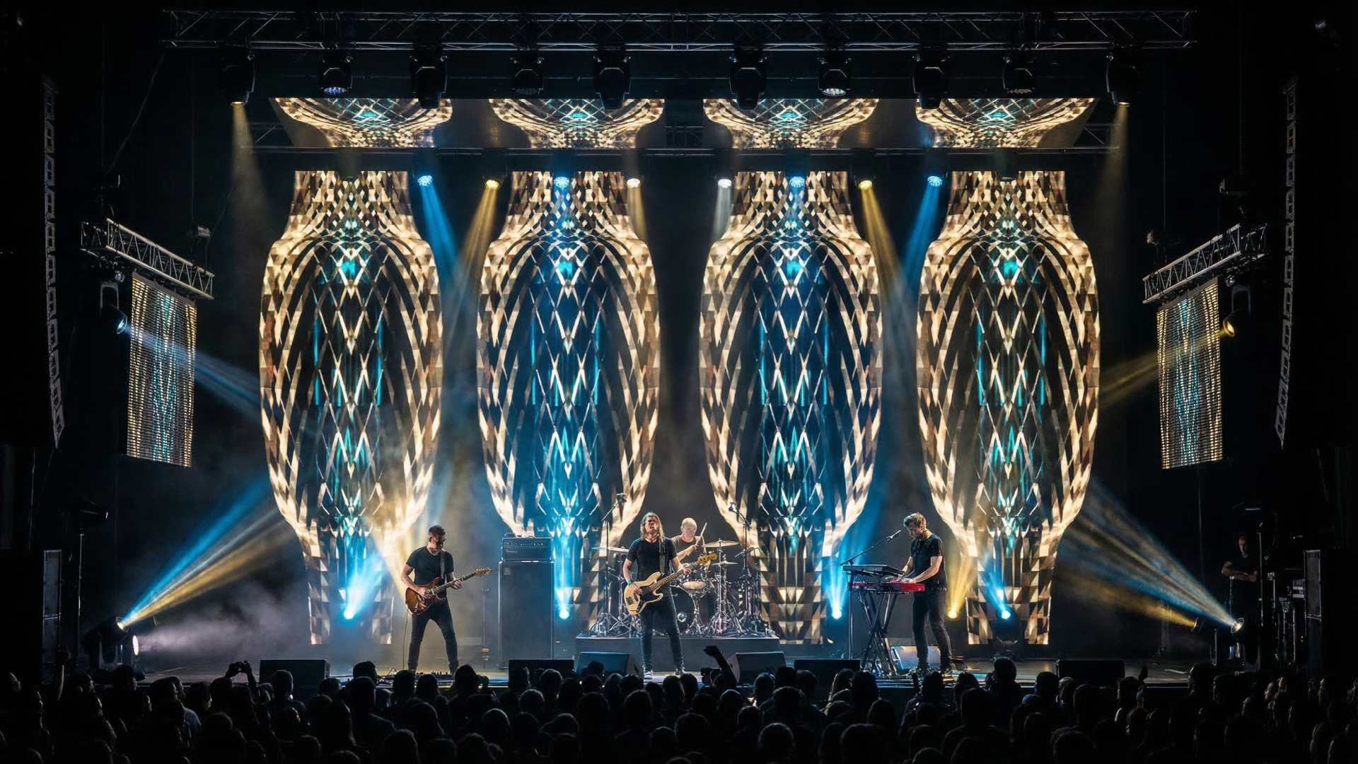 neuro columns footage for concerts