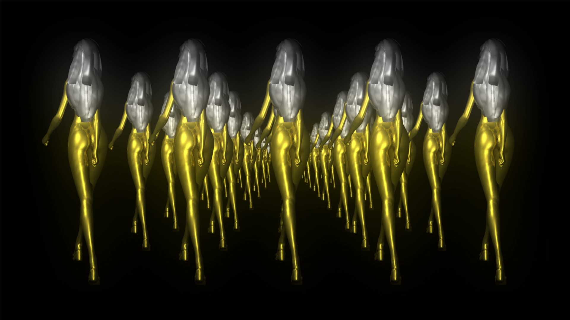 Golden_Woman_Gold_Girl_3D_Animated_Motion_background_Video_VJ_loop