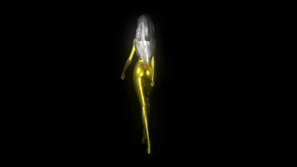 Golden_Woman_Gold_Girl_3D_Animated_Motion_background_Video_VJ_loop