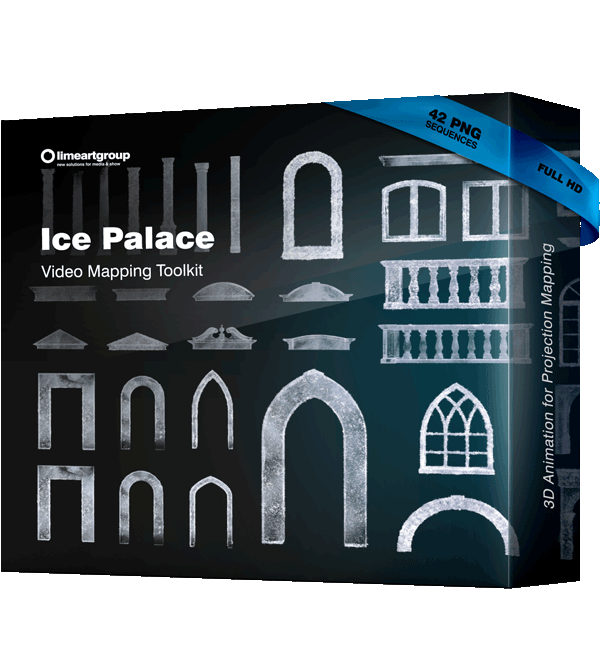 ice Palace Video Mapping winter