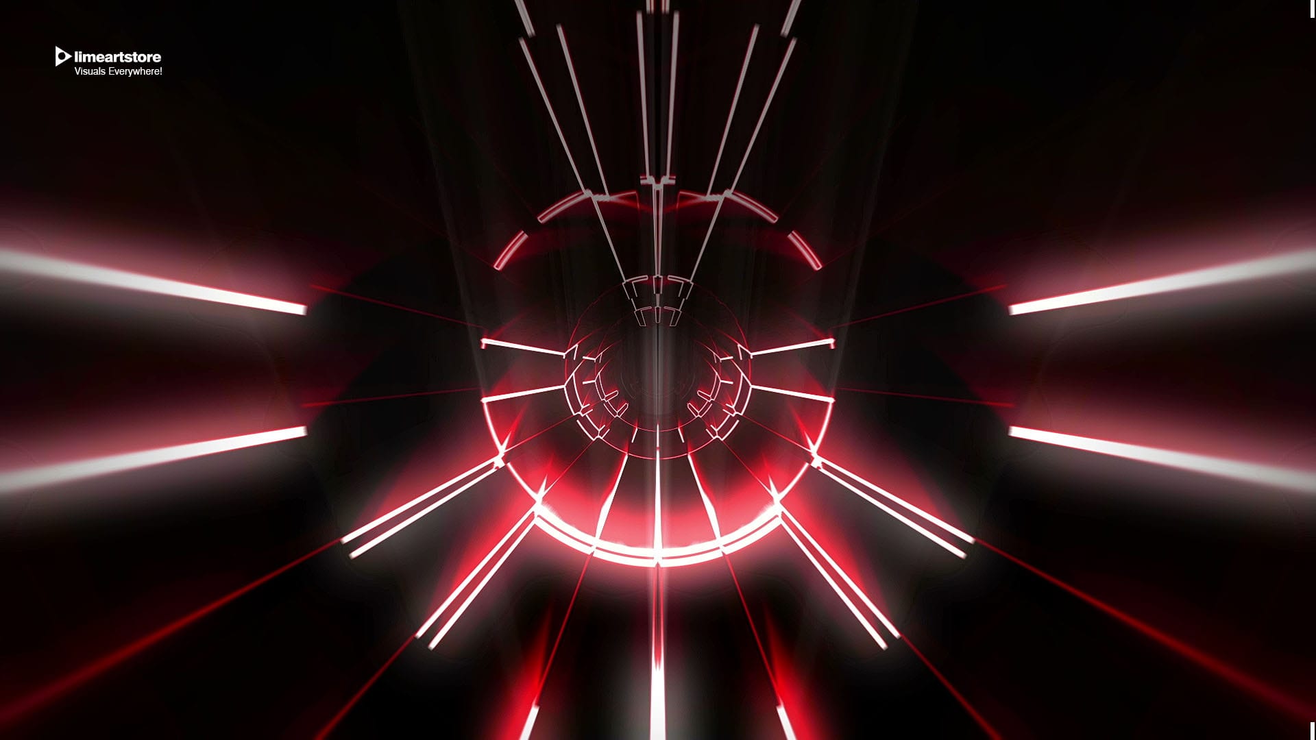 Red Tunnel Lines – Mini VJ Loops Pack 6in1 — LIME ART GROUP