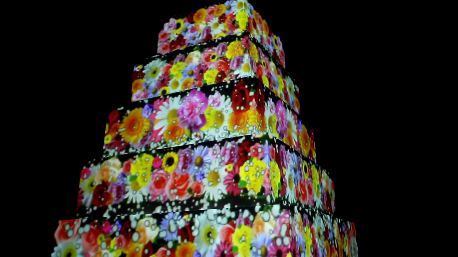 wedding cake video mapping loops