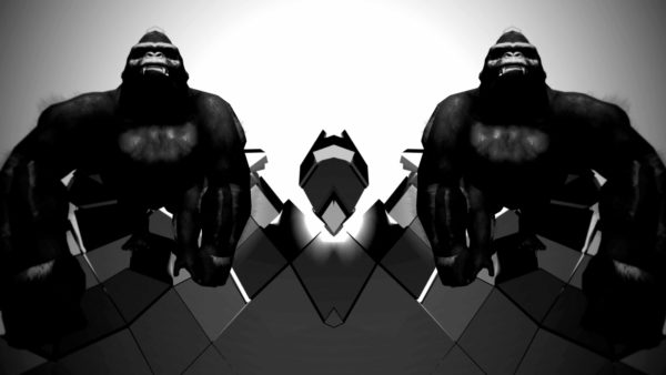 gorilla 3D animation