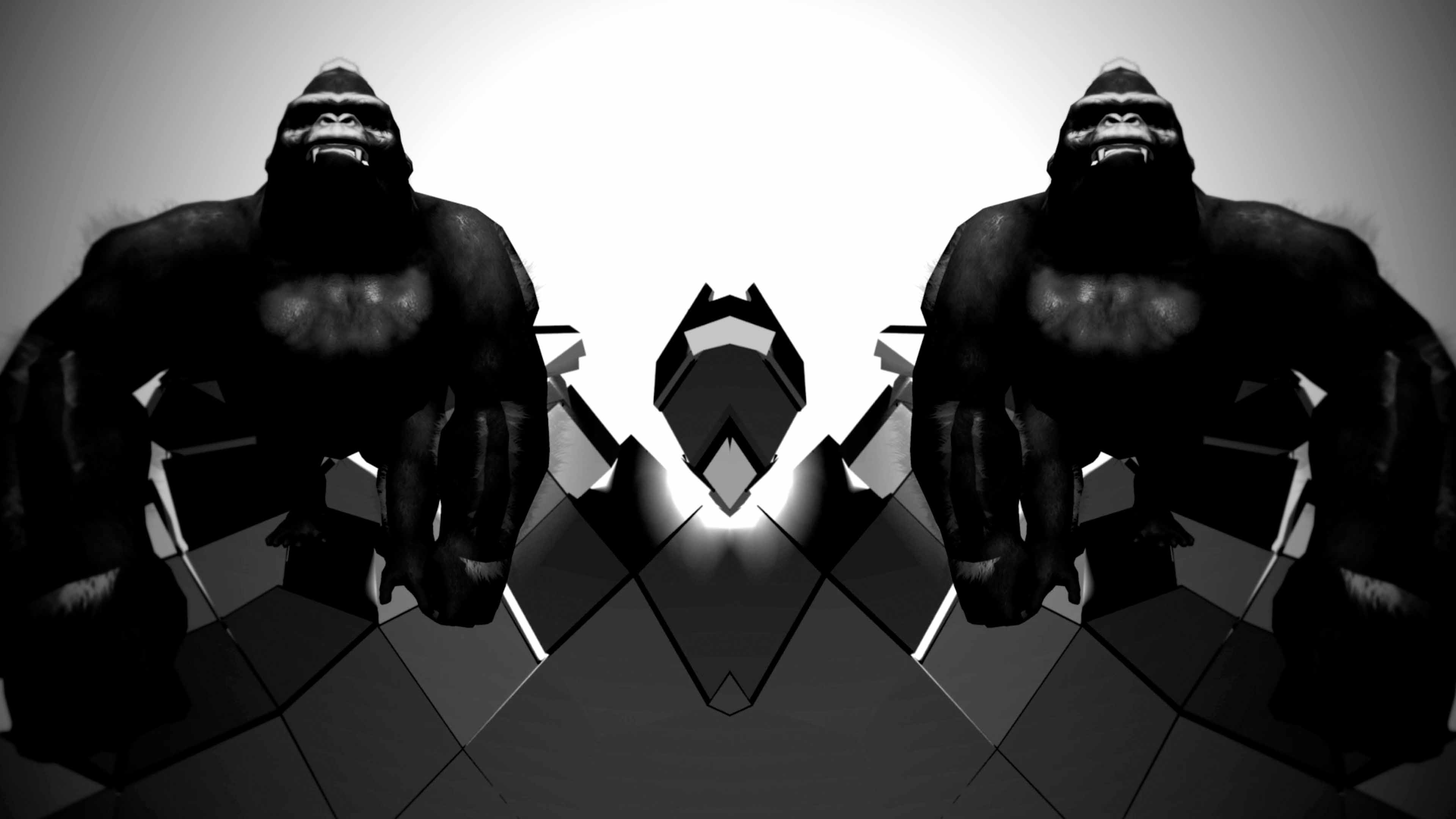 gorilla 3D animation