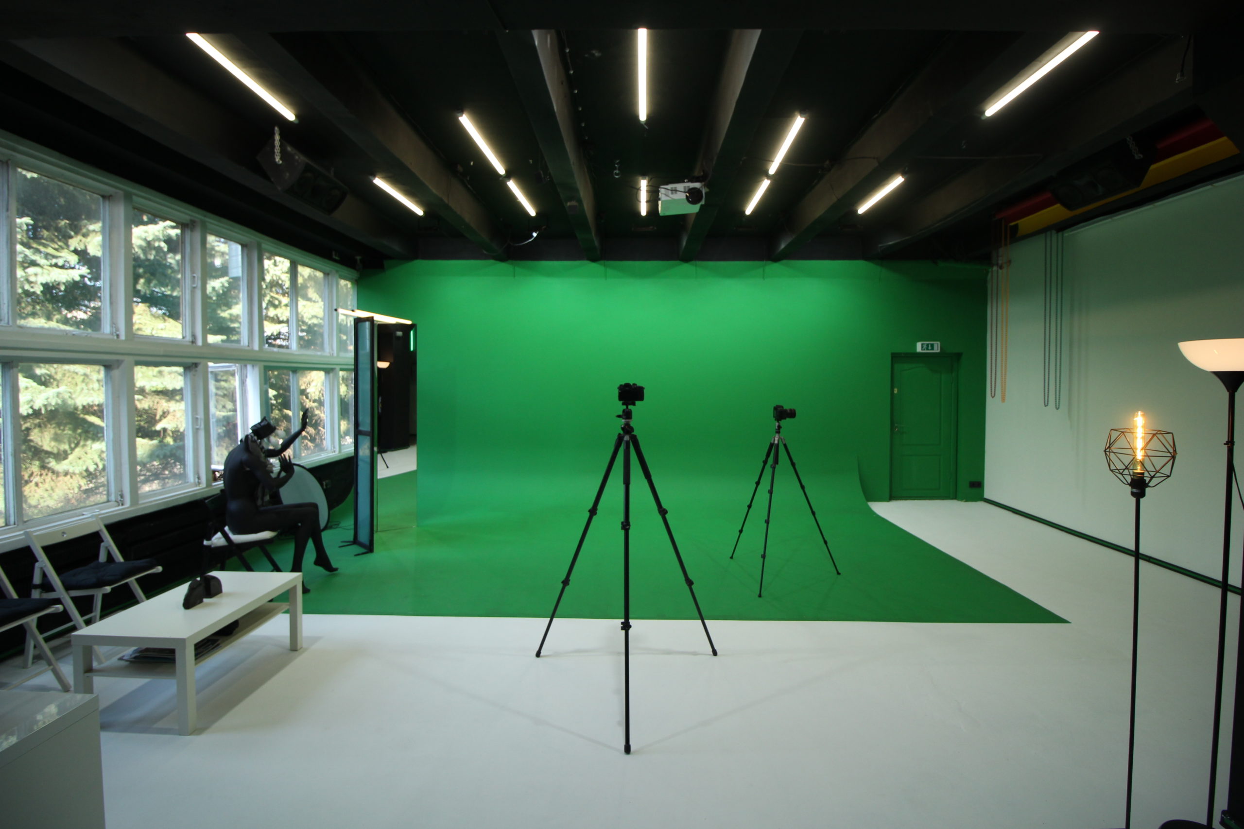 chromakey green screen studio