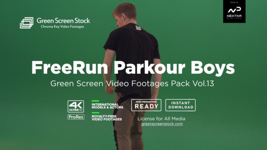 green screen parkour