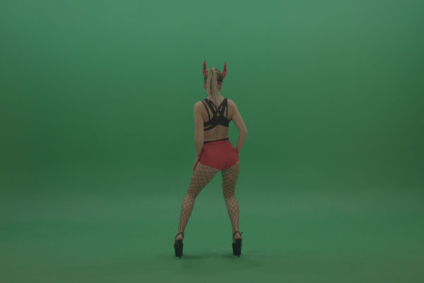 Green Screen Video FOotage Dancing Girl Go Go Dance