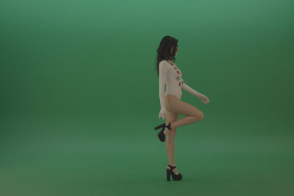 Green Screen Video FOotage Dancing Girl Go Go Dance