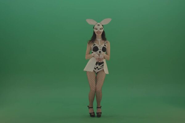 Green screen dancing girl
