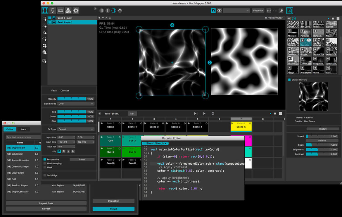 mapping multiple points in resolume 5