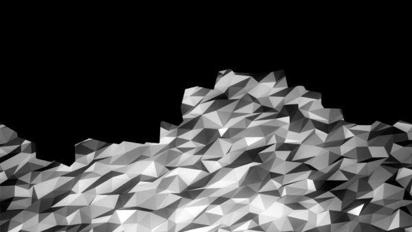 low-poly polygonal background video footage