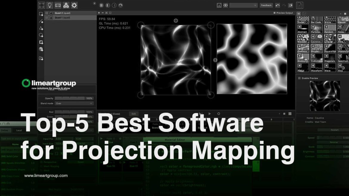 software for projection mapping
