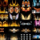 VJ Loops Pack – Firestarter | Mirrored Fire Visuals for Concerts, Clubs & LED Screens