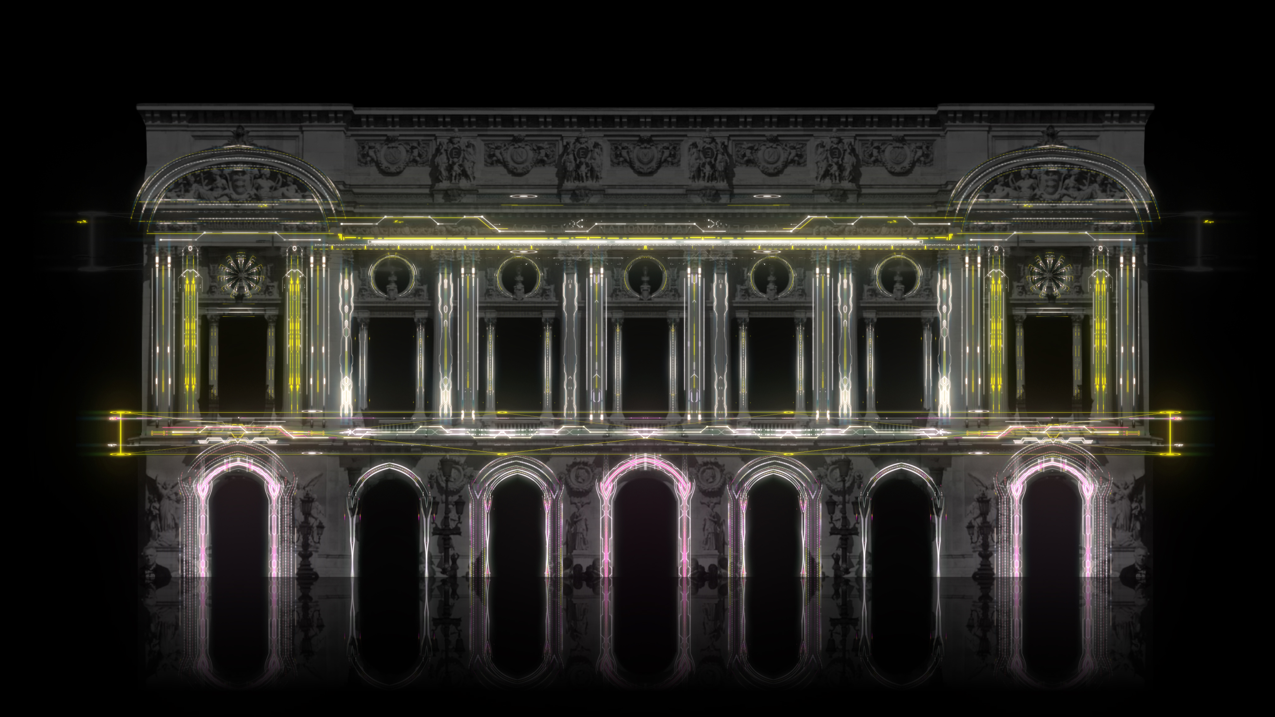 Artificially intelligent Architecture Projection Mapping