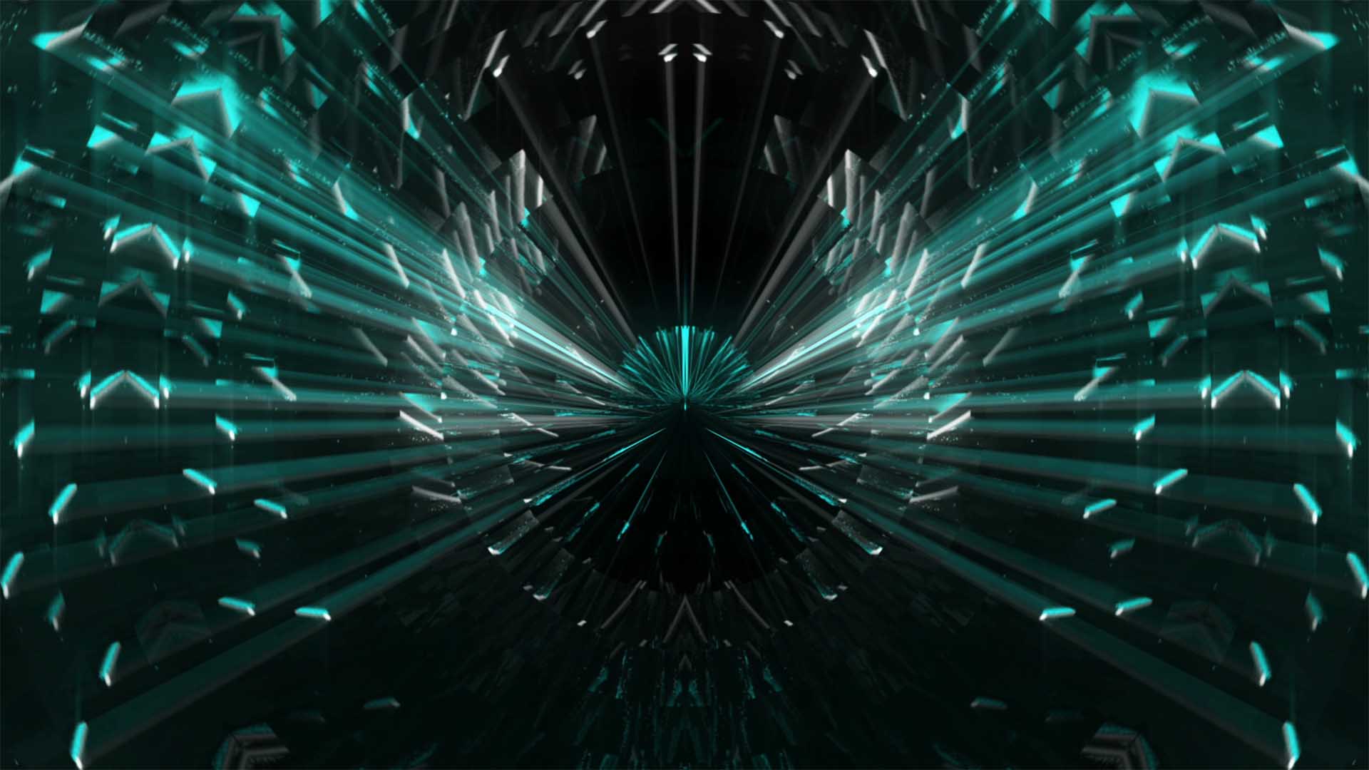 Glitch Door - VJ Video Loop. Full HD Glitch Motion Background