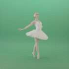 dancers performing smooth choreography isolated background