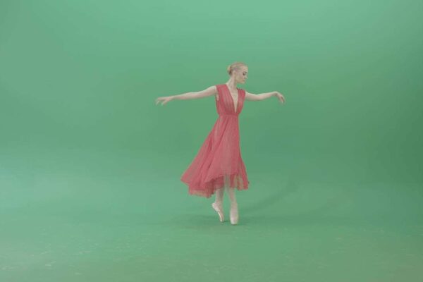 artistic dance performance for video production use