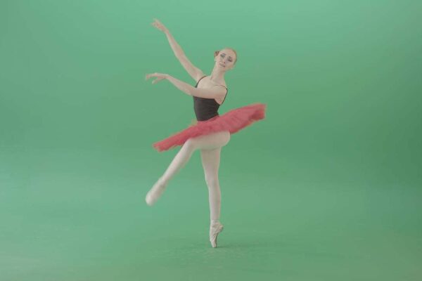 high quality 4k dance footage green screen
