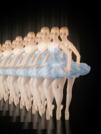 ballet dance girl video art vj loop