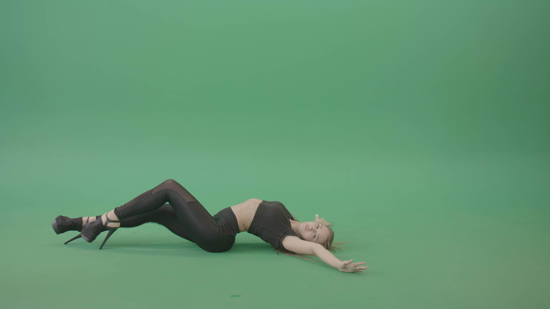 Modern-dance-green-screen-video-footage