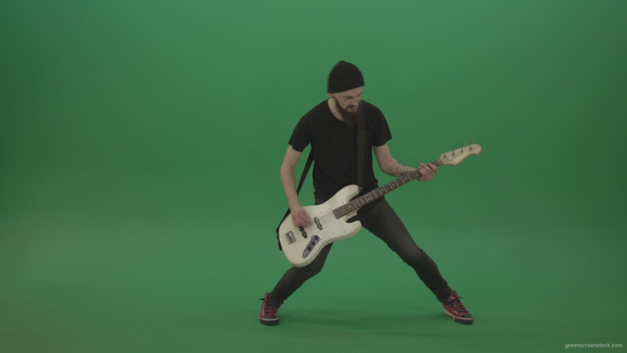 Guitarist Green Screen Footage