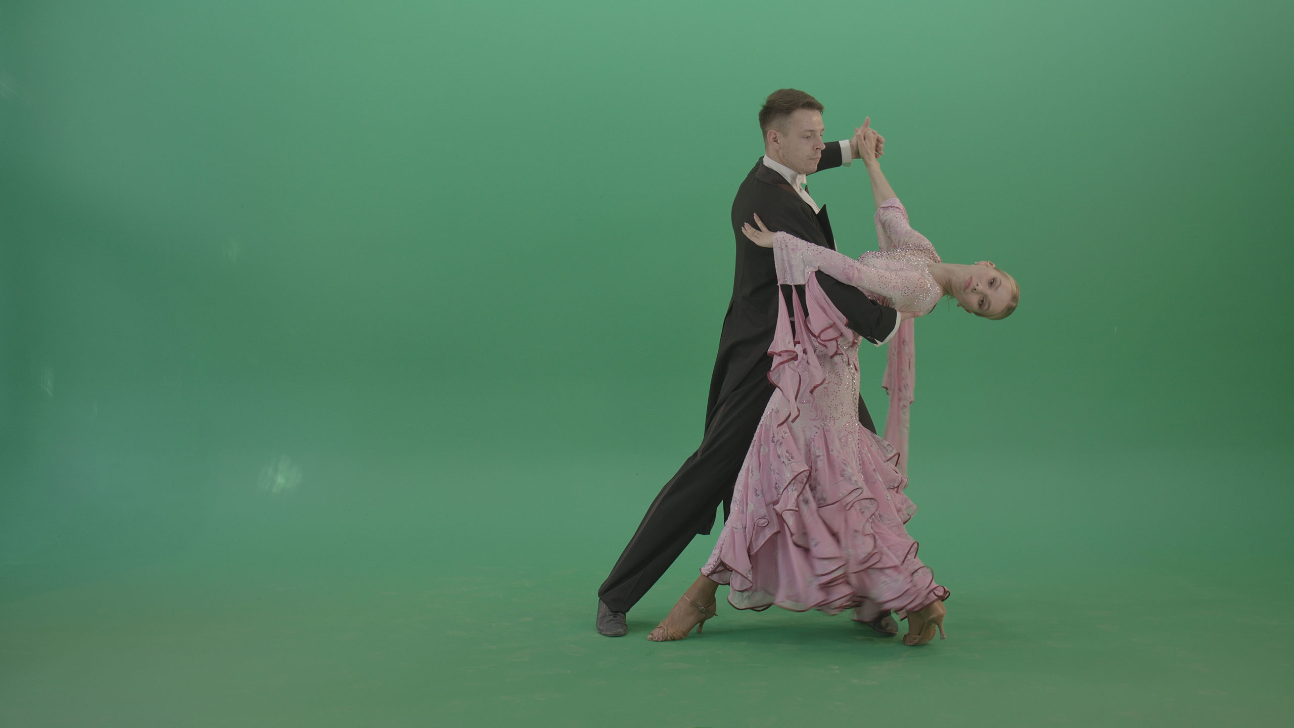ballroom dance green screen footage stock footage
