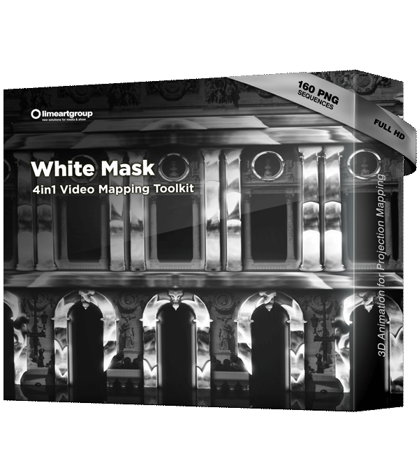 White Mask Video Mapping Toolkit