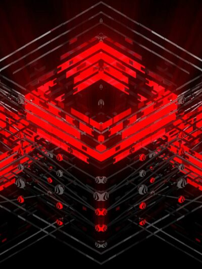 abstract red rays video vj footage looped