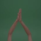 green screen stock video hands