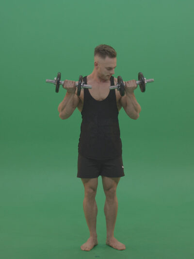 green screen sport man video