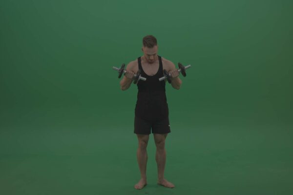 green screen sport man video footage