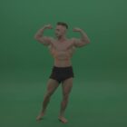 green screen sport man