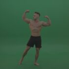 green screen sport man